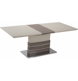 Pöytä GT KY8105 (160-200 * 80 * 76) beige / puinen