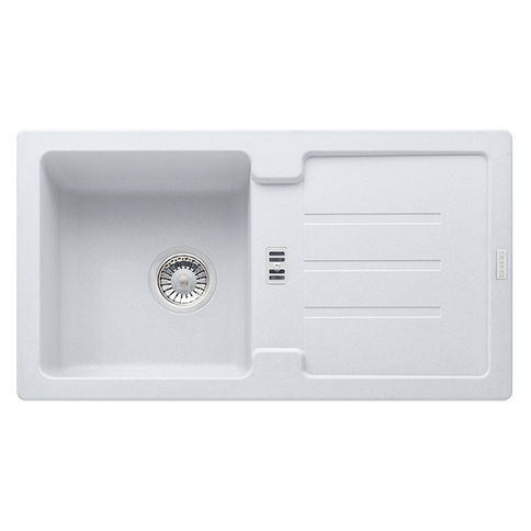 Sink with siphon granite STG 614-78 white Franke (114.0327.906)