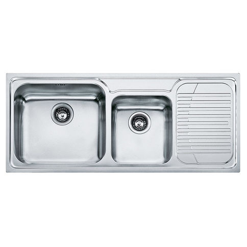 Sink with stainless steel siphon. GAX 621 polished left Franke (101.0017.506)