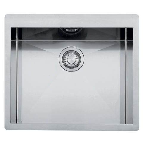 Sink with stainless steel siphon. PPX 210-58 TL polished (used) Franke (127.0203.469)