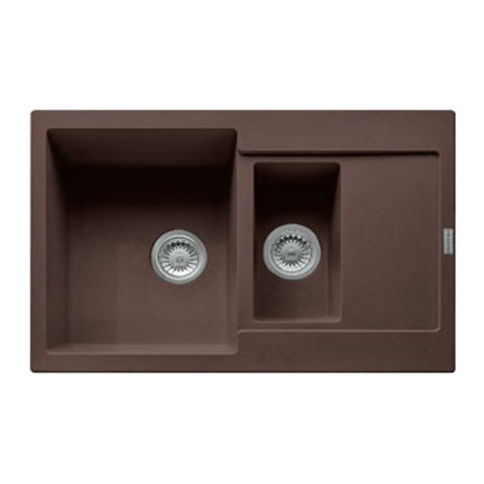 Sink with siphon granite MRG 651-78 chocolate Franke (114.0381.017)