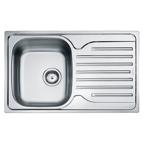 Sink with siphon stainless steel. PXL 611-78 decor Franke (101.0330.657)