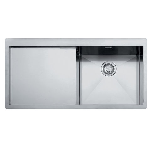 Sink with stainless steel siphon. PPX 211 TL polished left (in) Franke (127.0203.465)