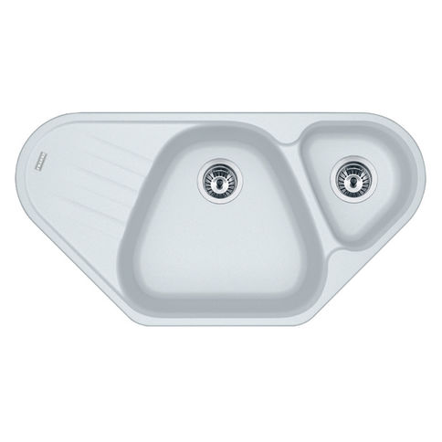 Sink with siphon granite AZG 661-E white Franke (114.0499.225)