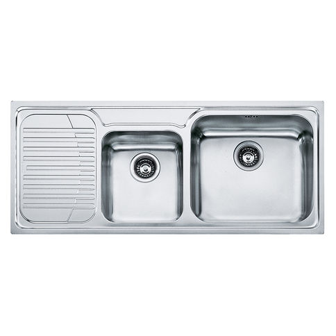 Sink with stainless steel siphon. GAX 621 polished right Franke (101.0017.504)