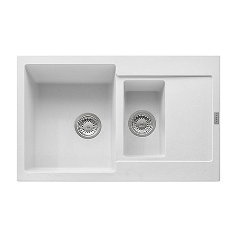 Sink with siphon granite MRG 651-78 white Franke (114.0381.011)