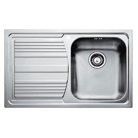 Stainless steel sink. LLL 611-79 decor left Franke (101.0381.809)