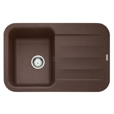 Sink with siphon granite PBG 611-78 chocolate Franke (114.0258.044)