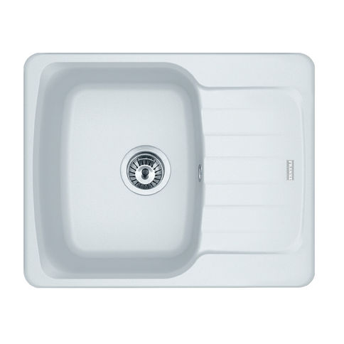 Sink with siphon granite AZG 611-62 white Franke