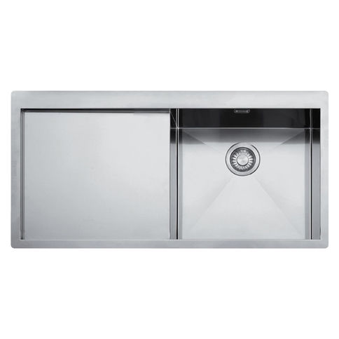 Sink with stainless steel siphon. PPX 211 TL polished right (w / o) Franke (127.0203.464)