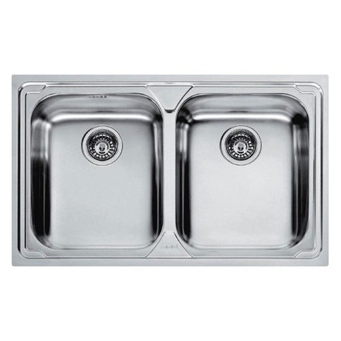Sink with stainless steel siphon. LLX 620-79 polished Franke (101.0381.838)