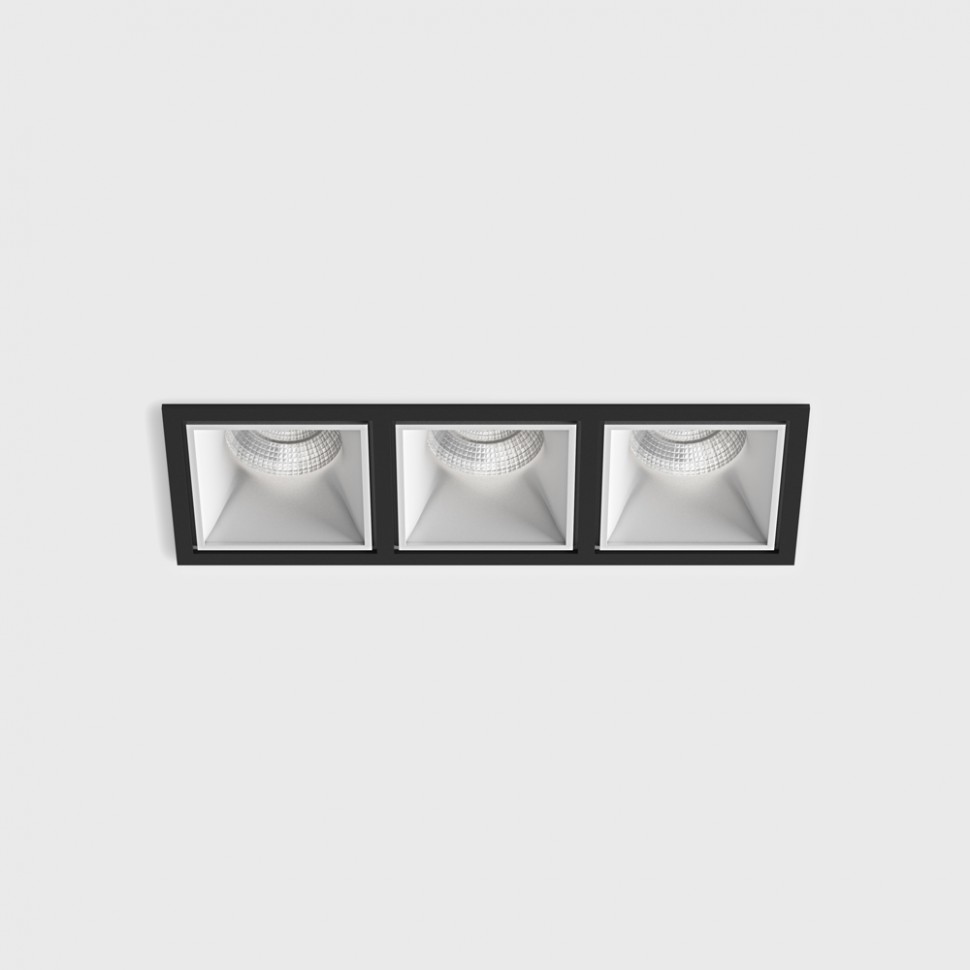 CELL 3, L255mm, L90mm, K82mm, LED 3 x 9W, 3000K, valkoinen / musta