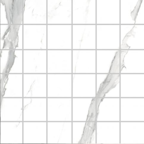 PORCELLANA WHITE GLOSSY 30x30 MALLA