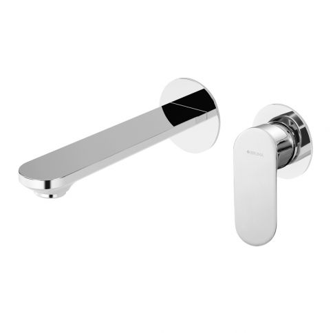 2 hole wall basin mixer