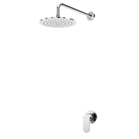 Concealed shower set with ABS shower head Ø230 mm and Emo- tion handshower set