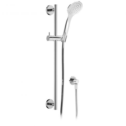 Shower set with outlet elbow, EloX Shower rail, metal hose  175cm and ABS Emotion handshower