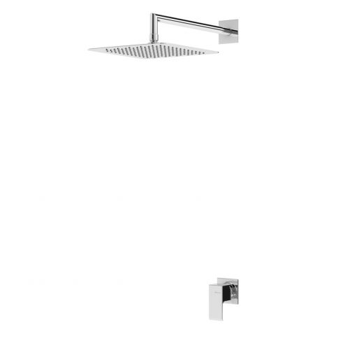 Concealed shower set with ABS shower head 200x200  mm