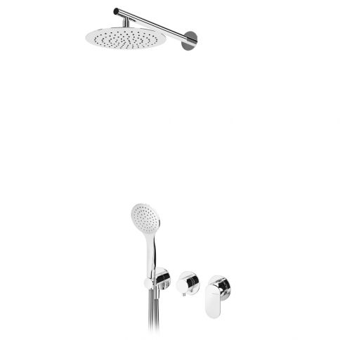 Concealed shower set with shower head Ø250 mm and Emotion  handshower set