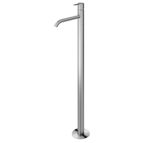Free-standing single-lever basin mixer