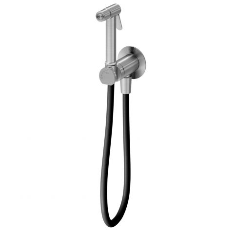 Stainless steel tap for bidet/toilets, 90º opening