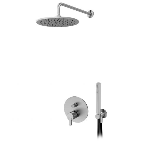 Concealed shower set with shower head Ø250 mm and hand- handshower set