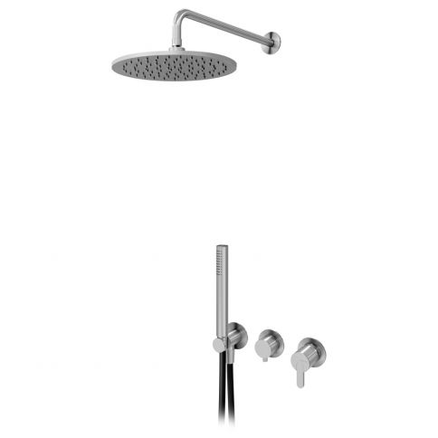 Shower set with shower head Ø250 mm and hand- shower set