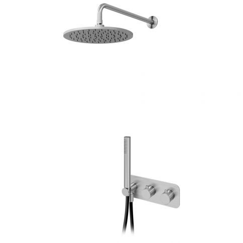 Thermostatic concealed shower set with shower head Ø250 mm and  handshower set