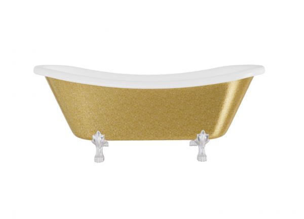 Besco Amelia Glam Gold Drain & overflow