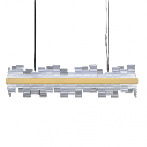 Euroluce Focus 116x25 Satiini läpinäkyvä
