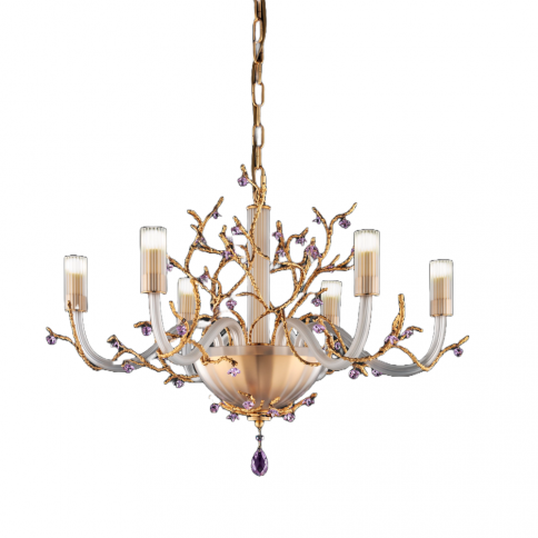 Euroluce Hanami L6 Satiini läpinäkyvä