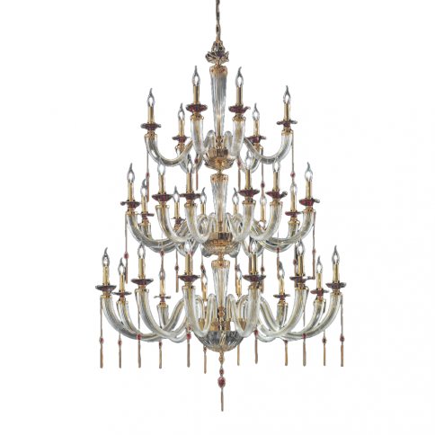 Euroluce Julienne L12+12+6 Läpinäkyvä