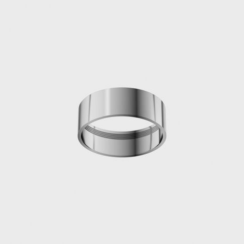 Koristeellinen rengas SOL RING, D95mm, H33mm, kromi