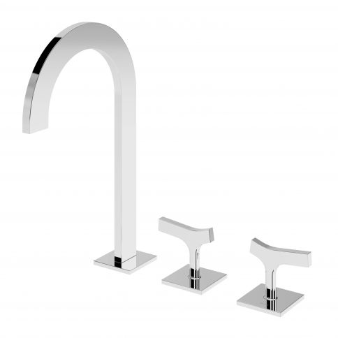 Bruma Royale 3-reikäinen pesuallashana Kromi