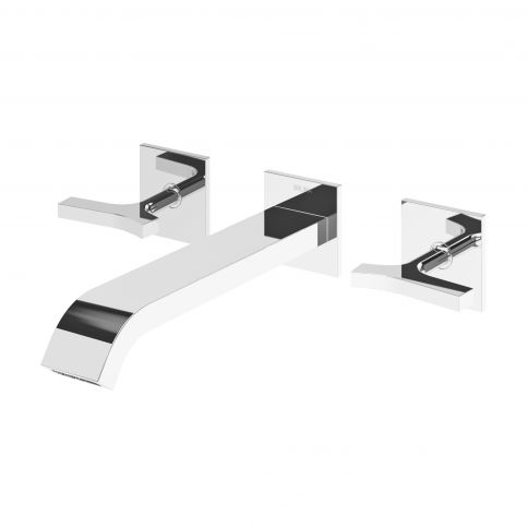 Bruma Royale 3-reikäinen seinäsekoitin Kromi