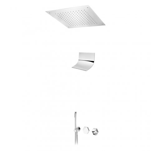 Bruma Utopia Progressiivinen suihkusetti, jossa on pääsuihku, Luna-kaskadisuihku ja käsisuihkusetti, Yötaivas