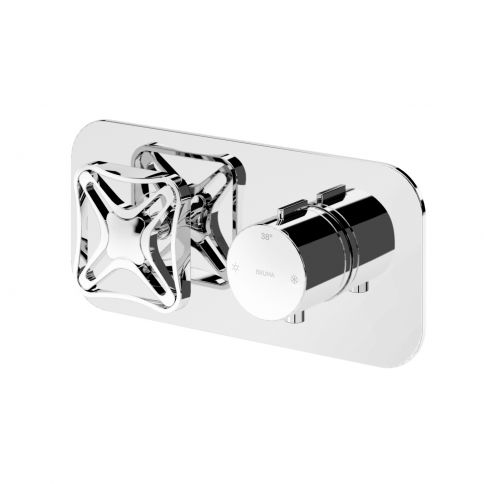 Bruma Navy Sisäänrakennettu termostaattinen sekoitushana, Aamukaste