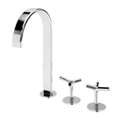 Bruma Genesi Kaksivipuiset 3-reikäiset pesuallashanat, Aamukaste