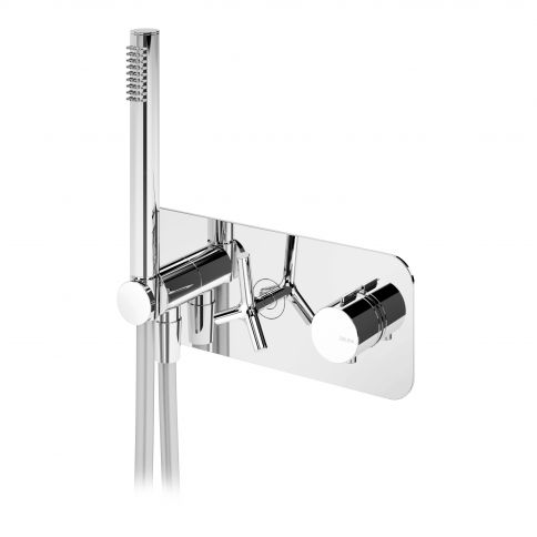 Bruma Genesi Termostaattinen 3-ulostuloiset sekoitin ja käsisuihkusetti, Auringonlasku