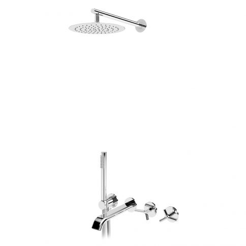 Bruma Genesi Progressiivinen amme- ja suihkusetti Ø250 mm yläsuihkulla, Elo-käsisuihkusetillä ja ZenR-ammejuoksuputkella, Auringonlasku