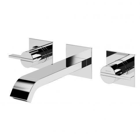 Bruma Breeze 3-reikäinen seinähana, kromi