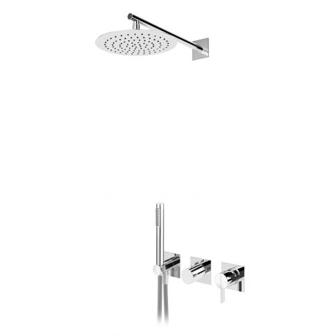 Bruma Breeze Suihkusetti suihkupäällä Ø250 mm ja käsisuihkulla, Aamukaste
