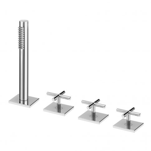Bruma Hera Suihkuhana käsisuihkulla - 2 ulostuloa, Gunmetal