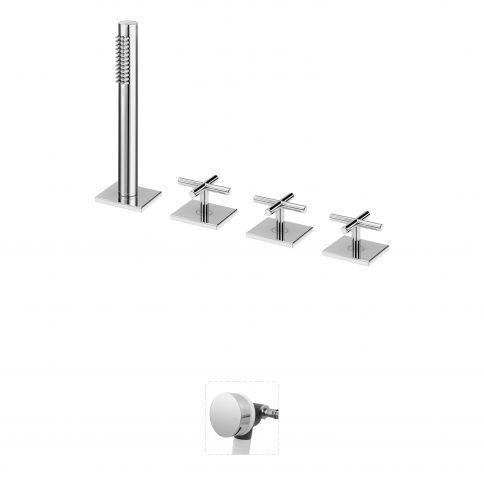 Bruma Hera Kylpy- ja suihkusetti käsisuihkulla і kylpyammeen täyttöventtiilillä, Auringonlasku