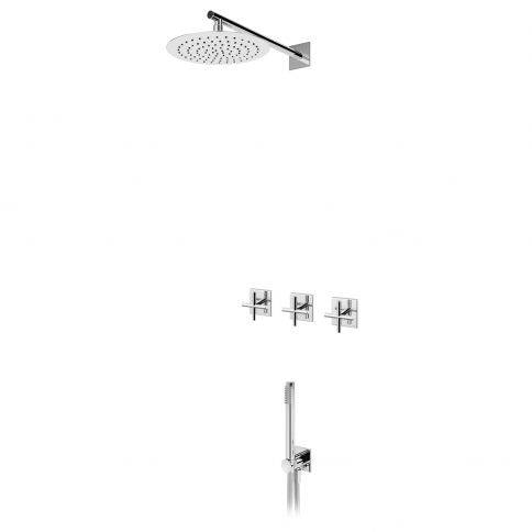 Bruma Hera Setti suihkupäällä Ø250 mm ja käsisuihkulla, Yötaivas