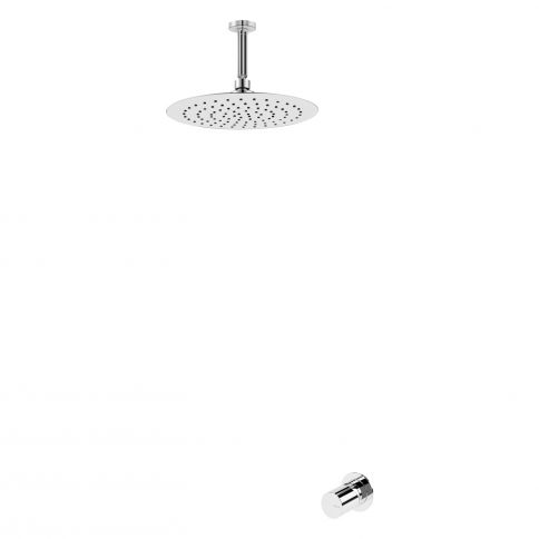 Bruma Avalon Suihkusetti yläsuihkulla Ø250 mm ja kattosuihkuvarsi 100 mm, Gunmetal