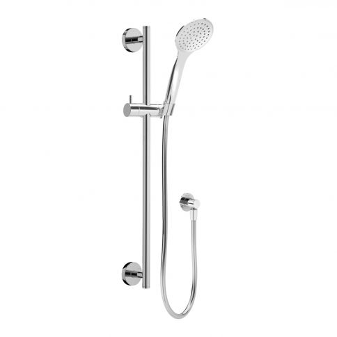 Bruma Spring Sarja seinäliittimellä, EloX-suihkukiskolla, Lux-letkulla 175 cm ja Emotion-käsisuihkulla, Kromi